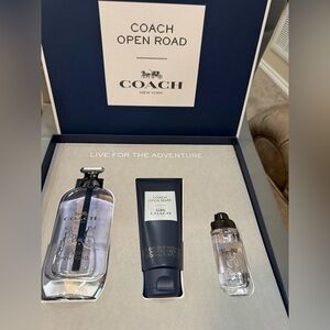 Coach Open Road Gift Set in Blue and White